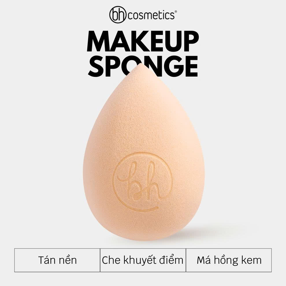 Mút Tán Nền/Má Hồng Kem/Che Khuyết Điểm BH Cosmetics Miracle Complexion BHM004 Size M Hình Giọt Nước